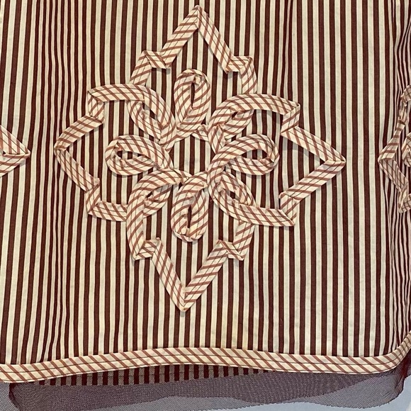 AT Loft Striped Midi A-Line Skirt, size 12 - Picture 5 of 7